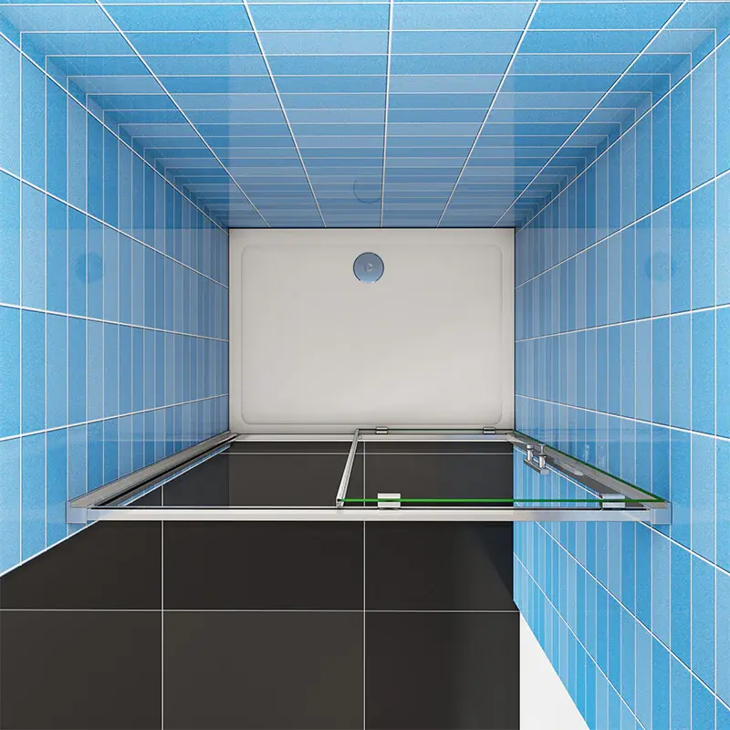 Thumbnail: Bathroom Sliding Shower Door Enclosure Cubicle 8mm Nano Glass