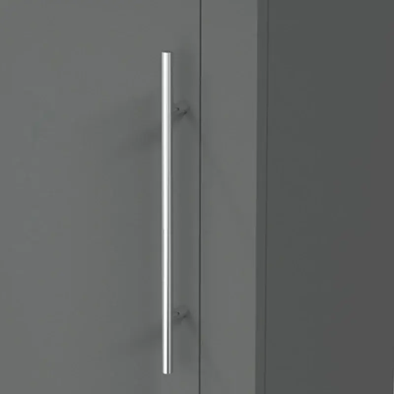 Thumbnail: Small Bathroom Vanity Unit with Basin White Grey Wall Mounted