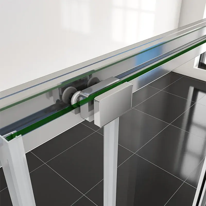 Thumbnail: Bathroom Sliding Shower Door Enclosure Cubicle 8mm Nano Glass