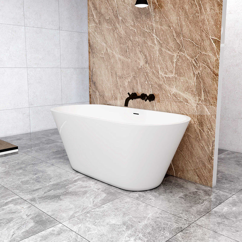 Thumbnail: Bathroom Bathtub Freestanding Double Ended Bath 1500x700mm