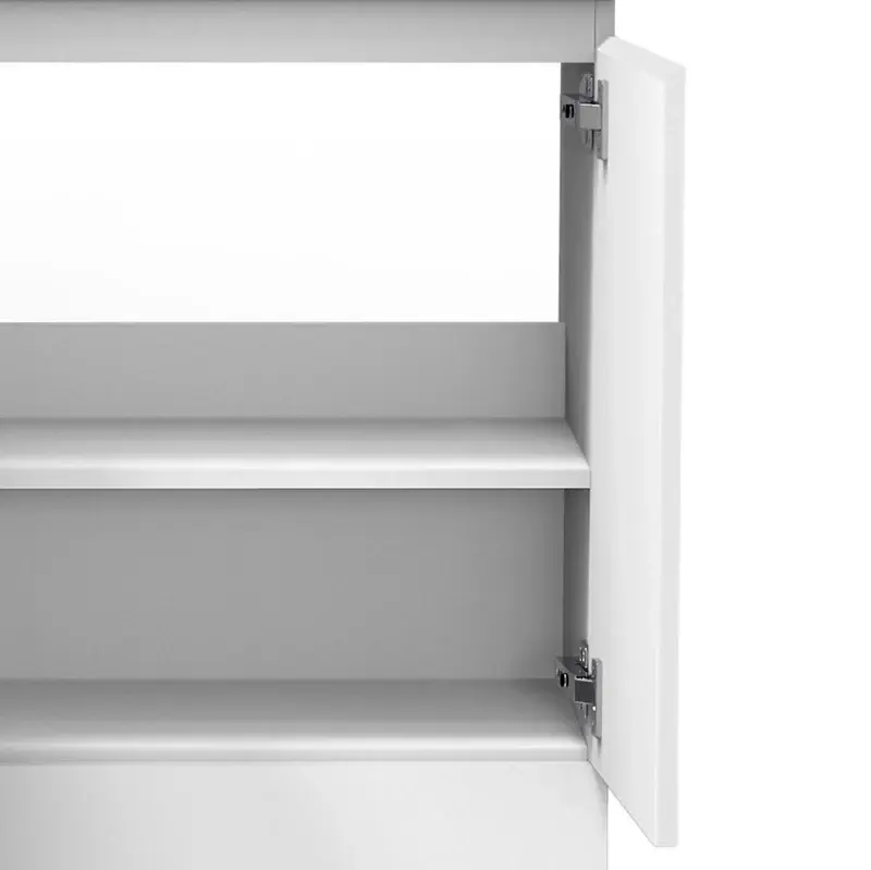 Thumbnail: 500/600mm White/Grey Bathroom Vanity Unit with Basin Freestanding