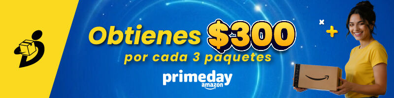 Amazon Prime Day 2026: Recibe 3 paquetes y gana RD$300 en DOMI PUNTOS con DOMEX