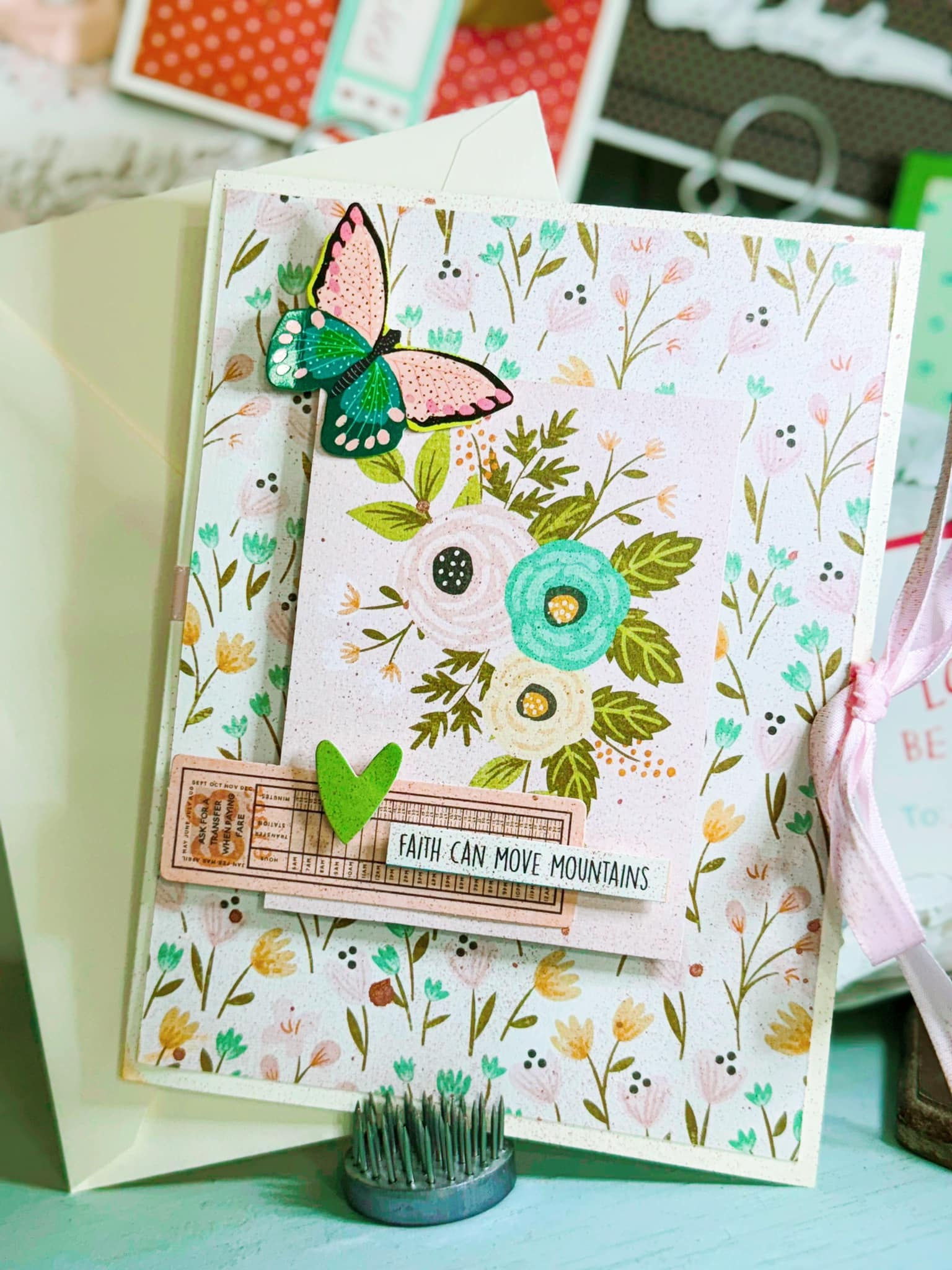 Faith Can Move Mountains Greeting Card