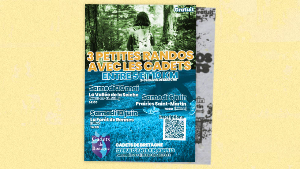 3 petites randonnées avec les Cadets de Bretagne