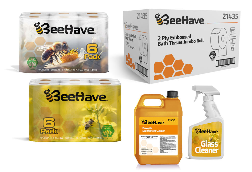 BeeHave Brand Packaging Examples