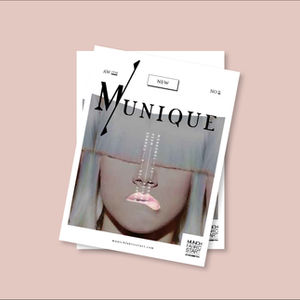 Cover vom allerersten Munique Magazine – das Messemagazin für die Munich Fabric Start. 