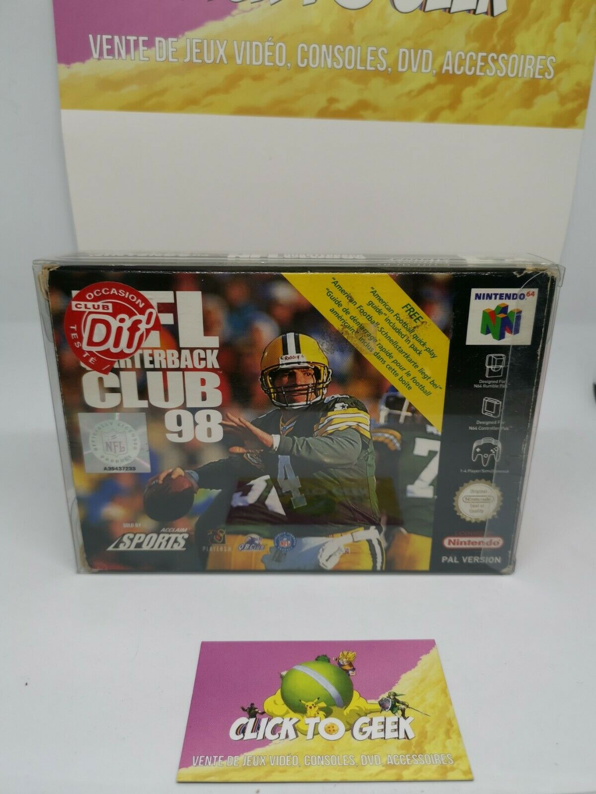 nfl quaterback club 98 nintendo 64