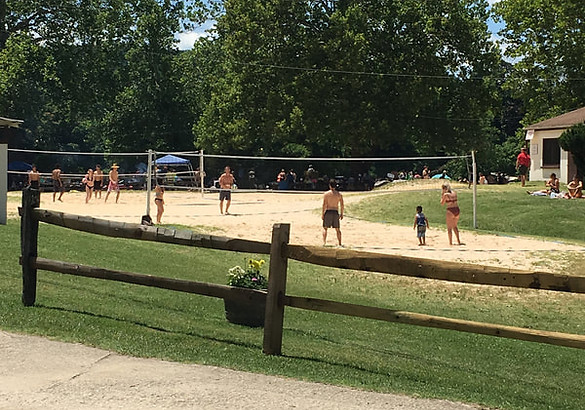 Public Beach Volleyball Court
