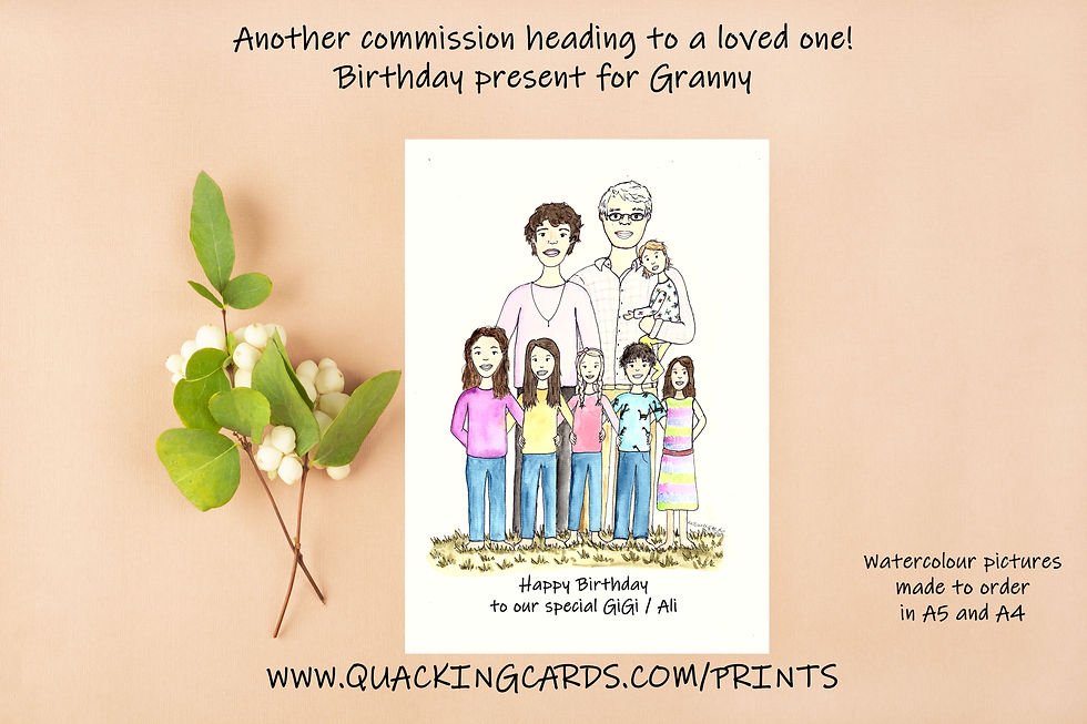 Thumbnail: Custom Watercolour Portraits