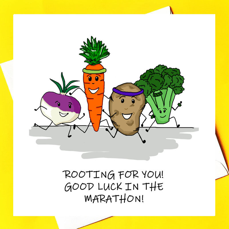 GOOD LUCK IN THE MARATHON!