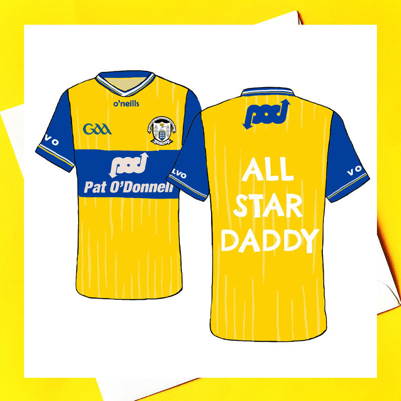 Thumbnail: GAA Team shirt birthday Card