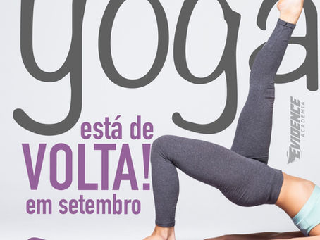 YOGA DE VOLTA!