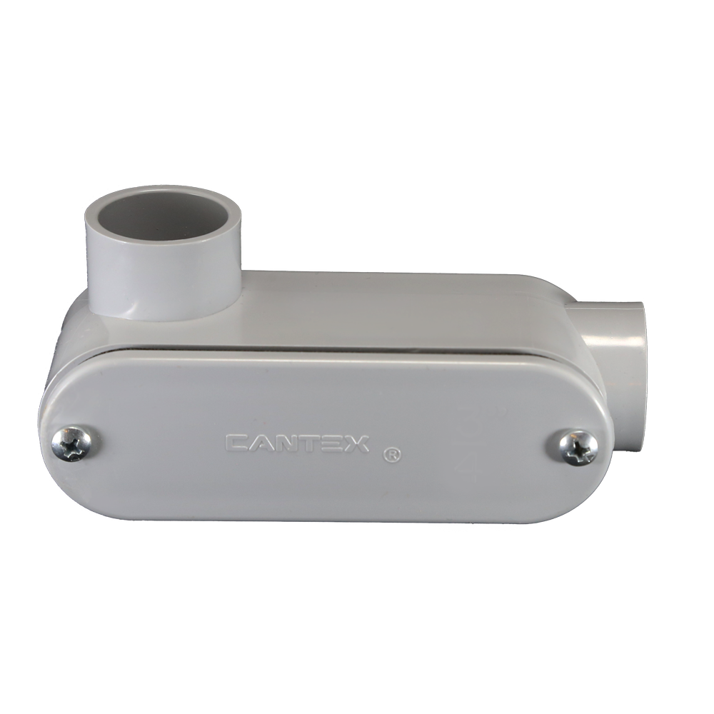 Condulet tipo LL PVC Cantex
