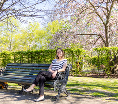fernanda no parque em londres