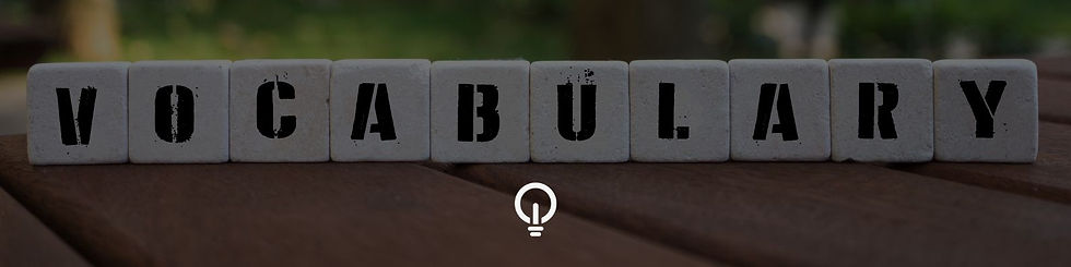 vocabulário em inglês