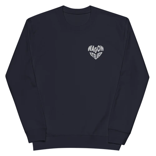 【Paragraph】22FW★ Heart Laurel Washing Sweatshirt No.060 Wagon Heart Sweatshirt | Wagon Atelier