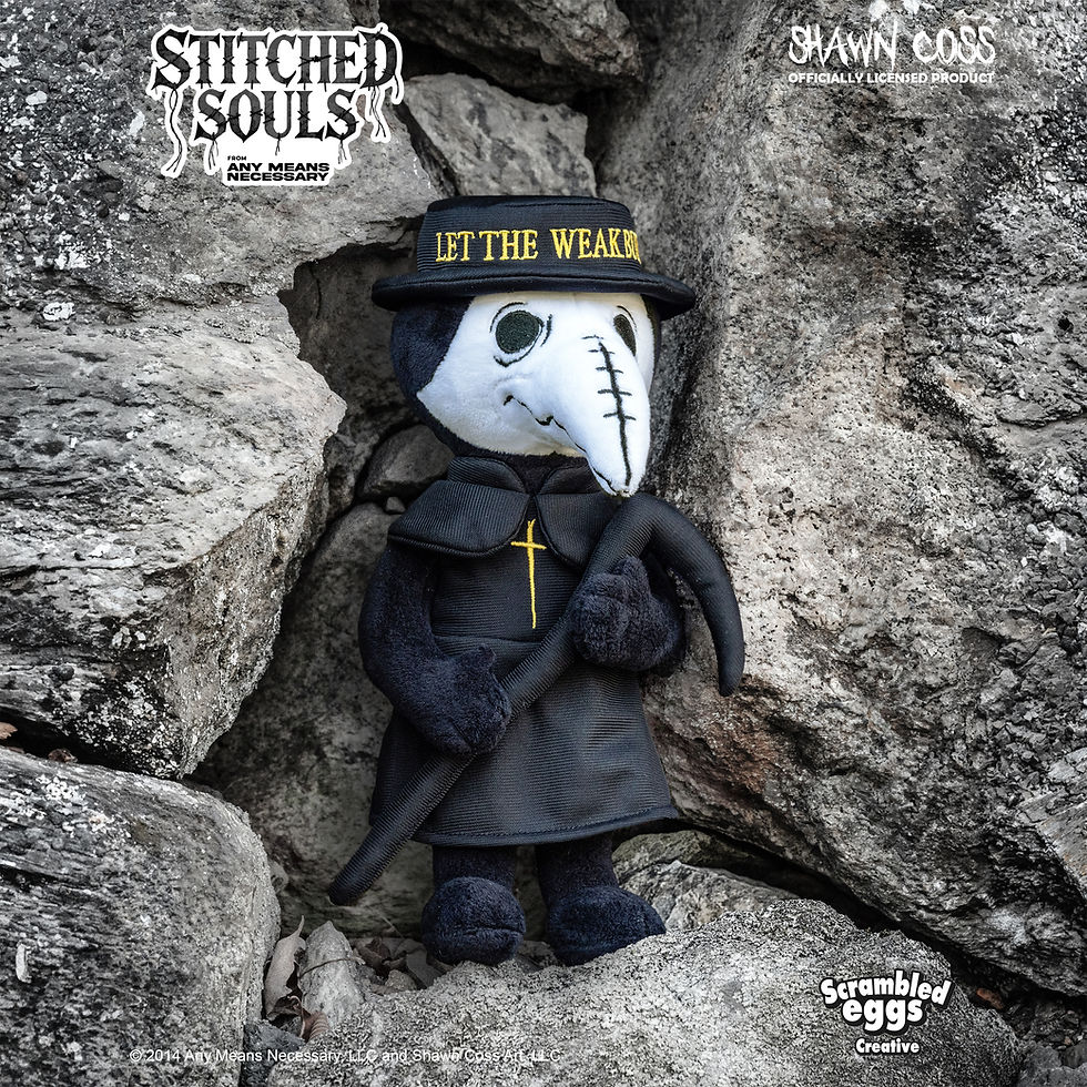 Thumbnail: Let the Weak Burn - Plague Doctor - Stitched Souls 12" Plush