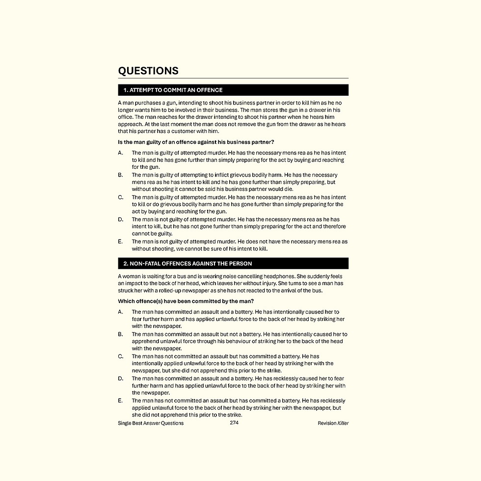 Thumbnail: SQE1: Multiple Choice Questions (Book 3)