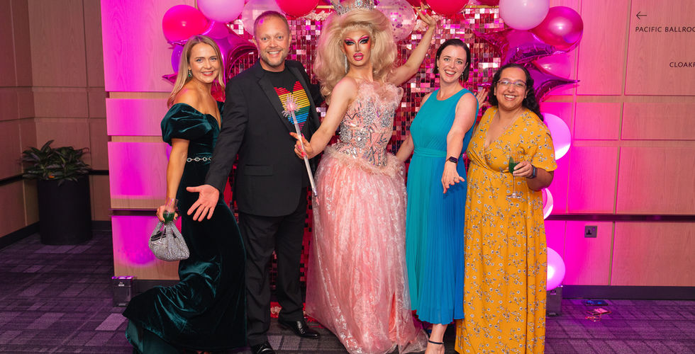 Salesforce Outforce Wicked themed gala in aid of Just Like Us, produced by Baby Grand Collective