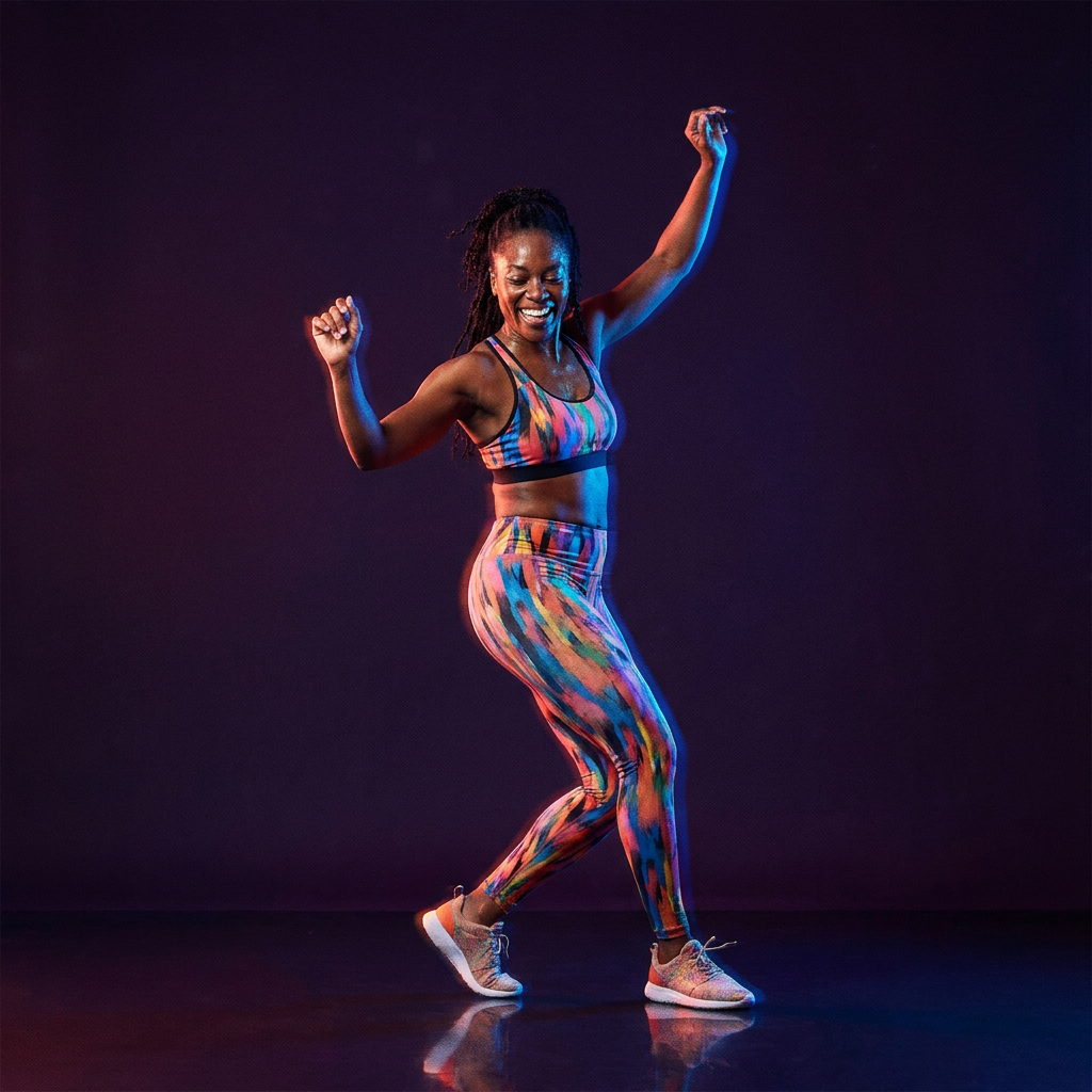 Tee Okafor, Dance Fitness and Afro-commercial leader bringing energy, groove and real conditioning.