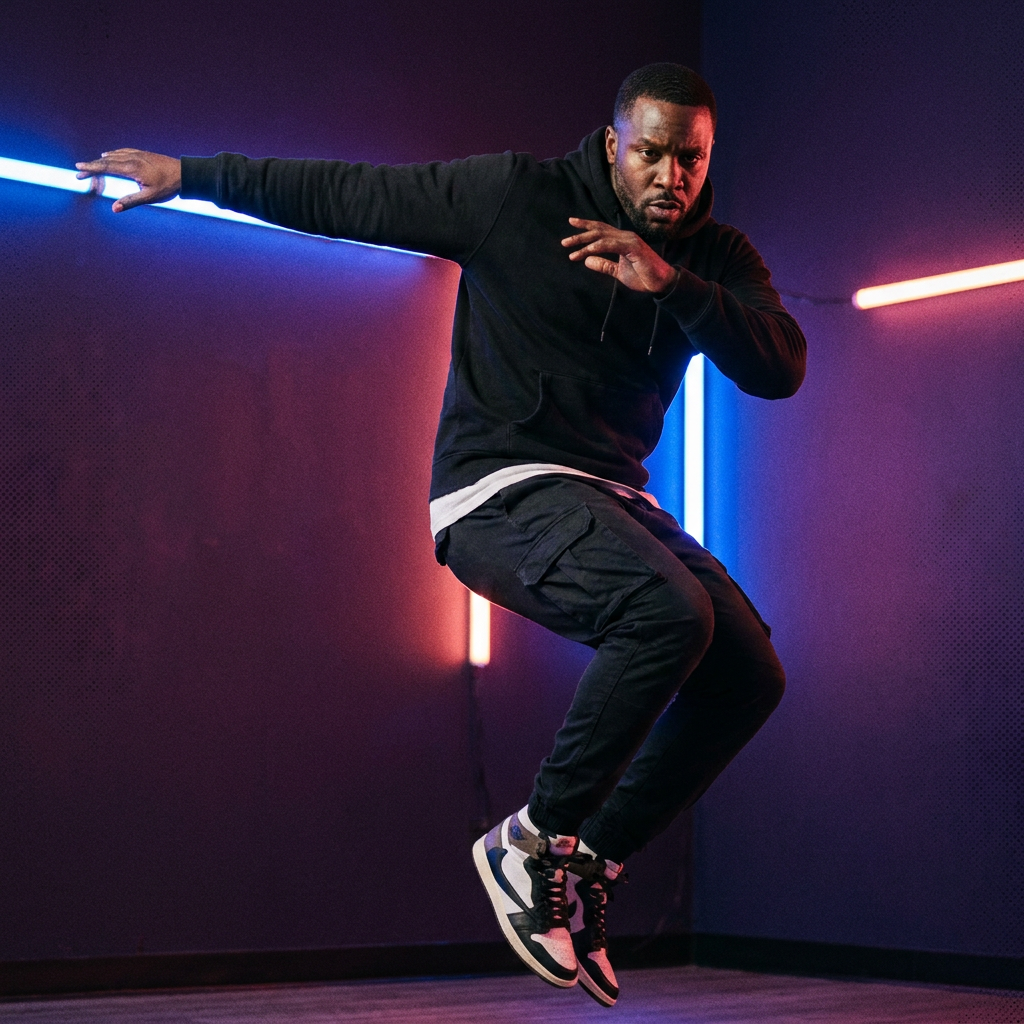 Marcus Rey, Commercial choreographer building camera-ready performance and pick-up speed.