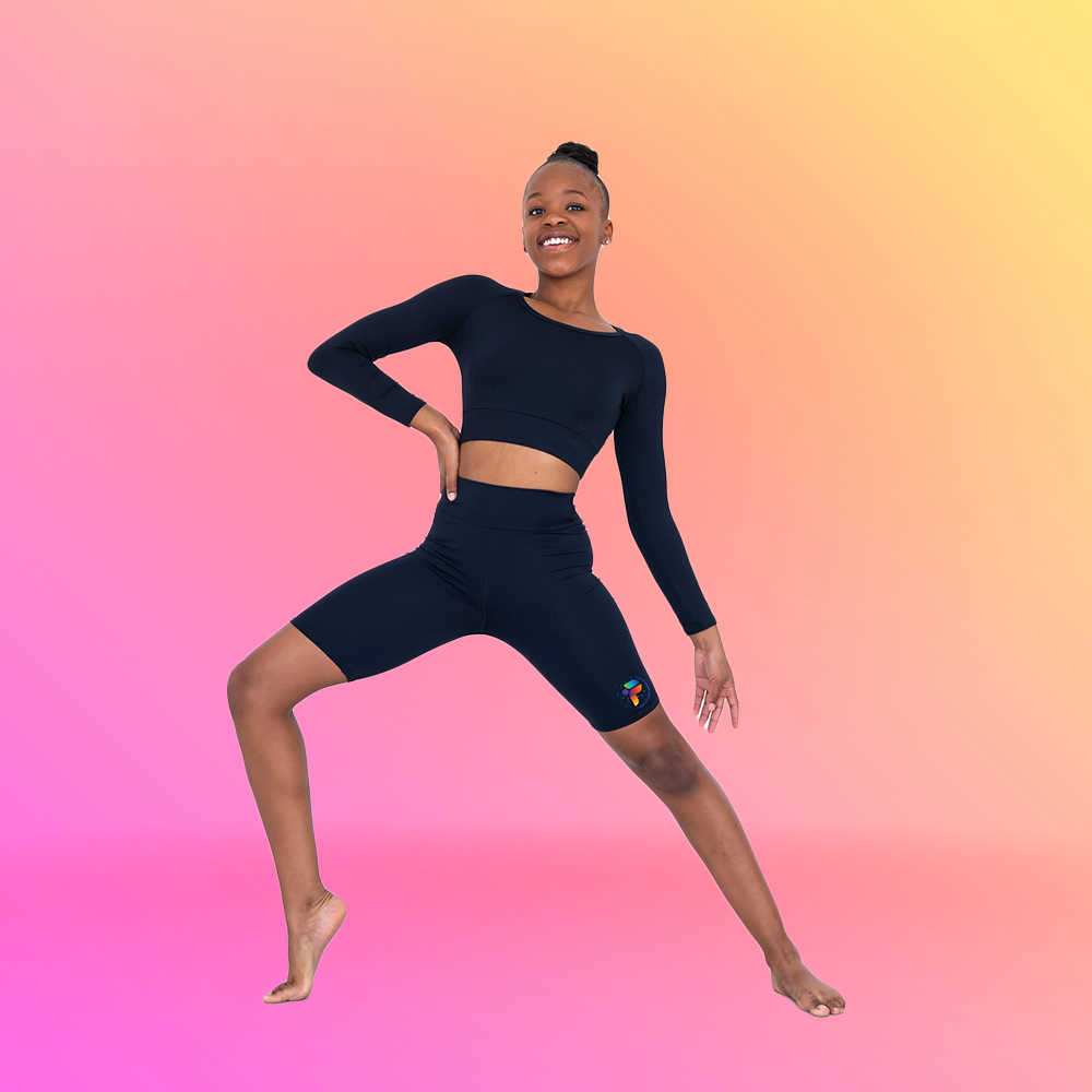 High wait cycle shorts