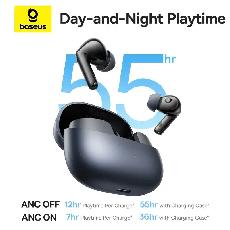 Thumbnail: Baseus EP10 Pro ANC Earbuds Wireless Bluetooth 6.0 Earphones 50dB Realtime Adapt