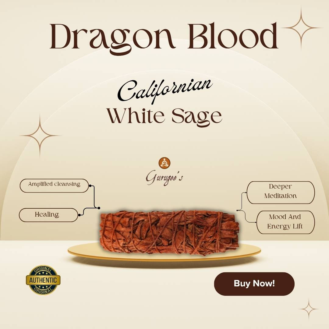 Gurugee's Dragon Blood Californian White Sage