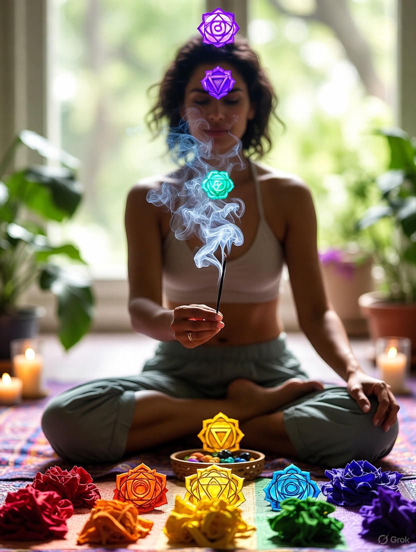 Elevate Your Yoga Practice: Balancing the 7 Chakras with Premium Handcrafted Masala Incense