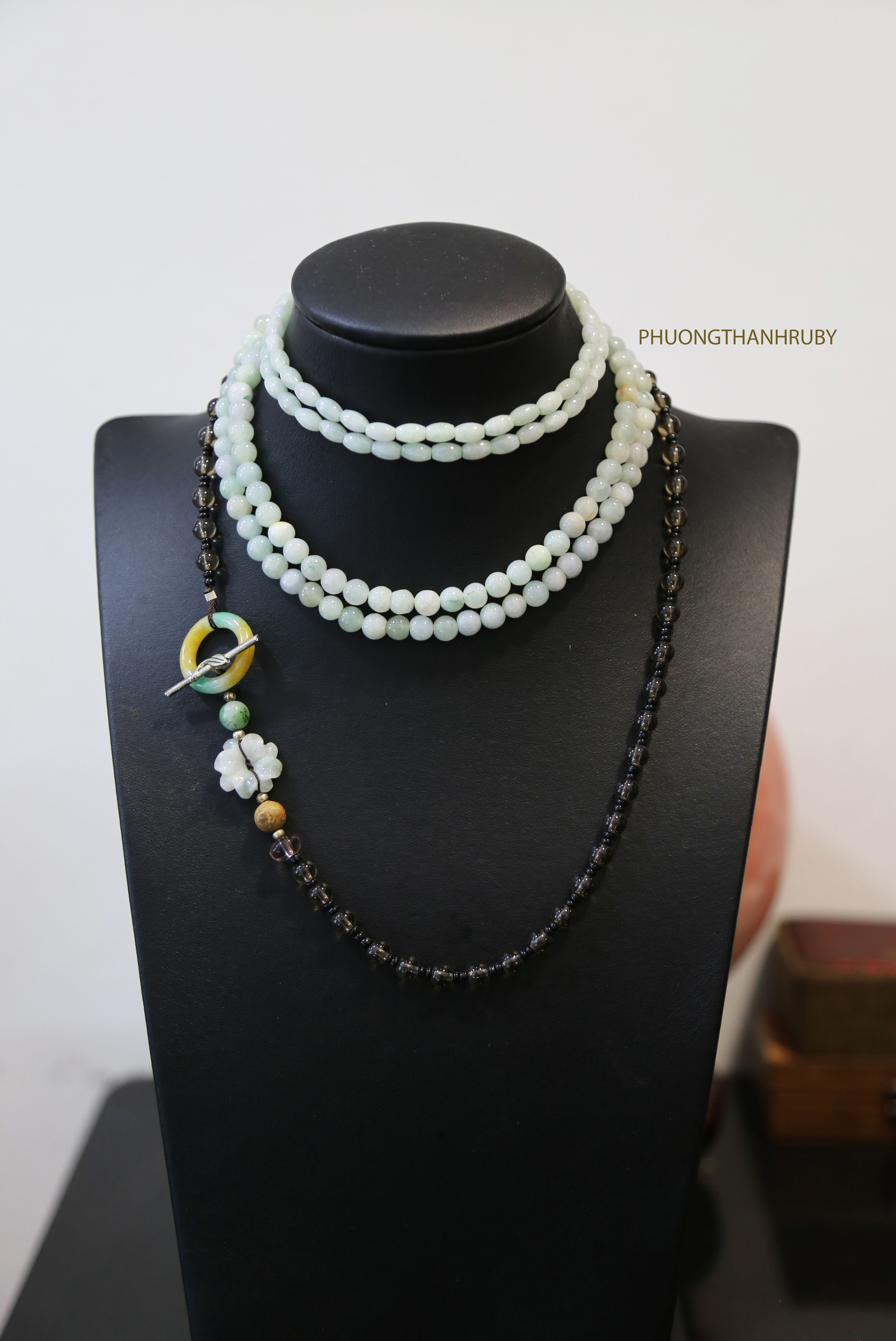 Vòng cổ đá Ngọc Cẩm Thạch tự nhiên | Natural Jadeite Necklaces