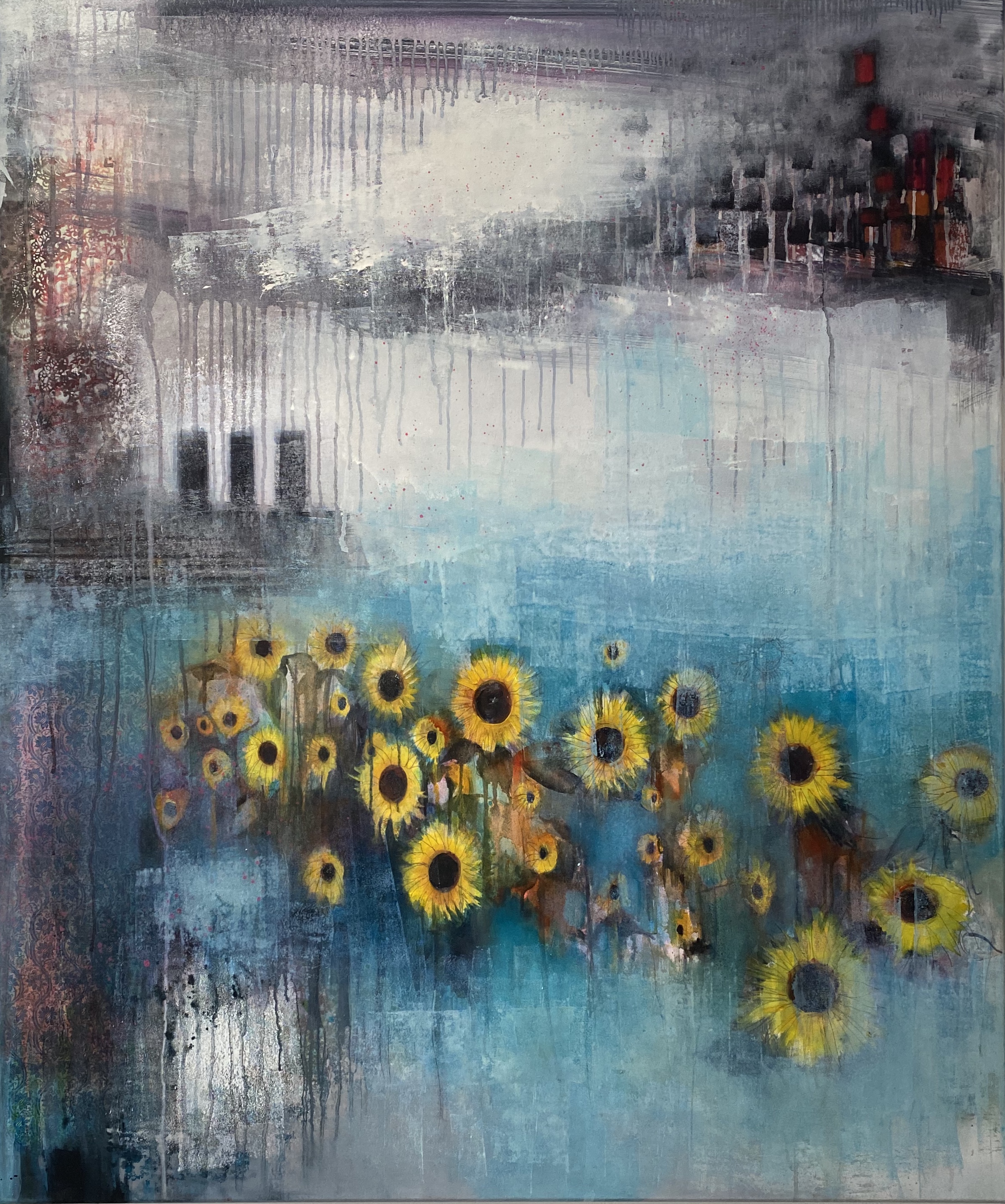 SOLD* Sunflower Sunshine £1250 *