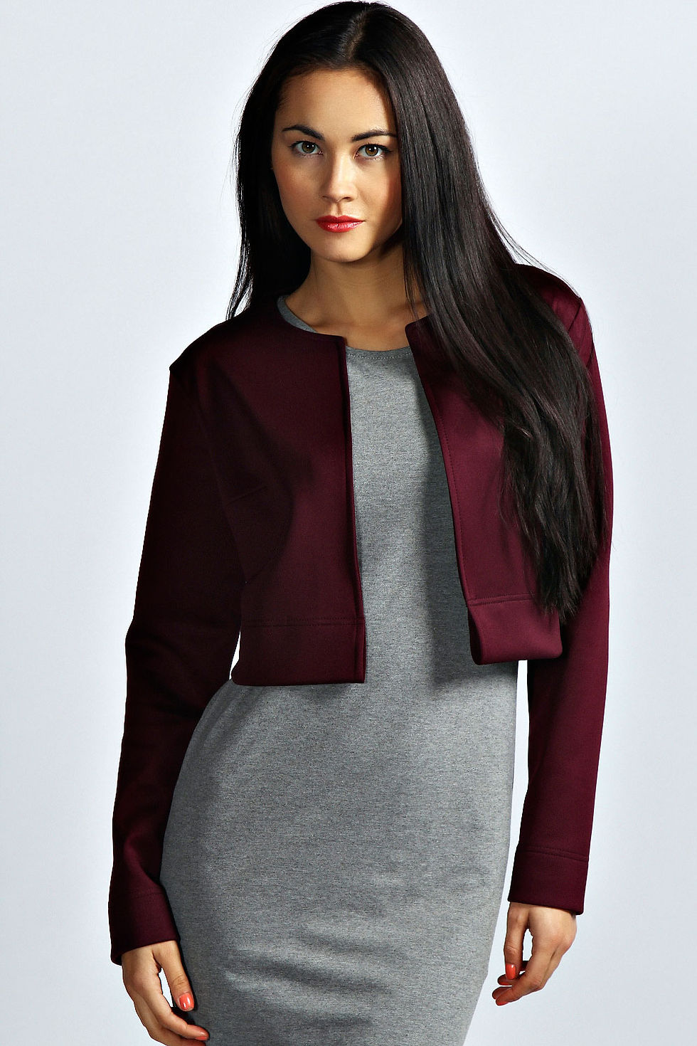 Jackie Crop Edge To Edge Jacket
