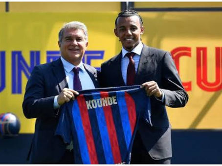 Barcelona unveils Kounde, announces another sale of Barca studios