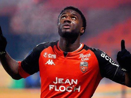 Moffi scores sixth goal of the season, fires Lorient to third spot in Ligue 1