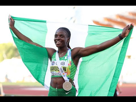 Finally, IAAF recognizes Amusan as World Champion