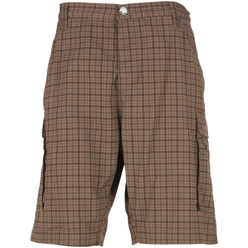 Bench Mens IRK Check Shorts Brown