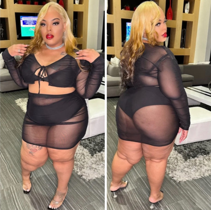 Let It Out Mesh Set- Black