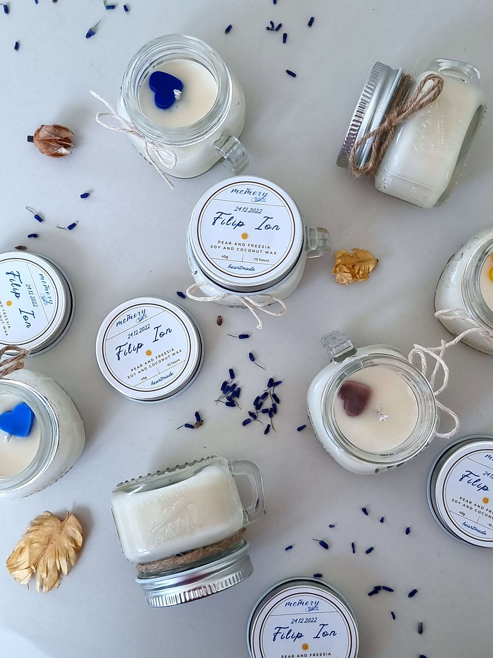 Miniatură: Marturii nunta, marturii botez, lumanari parfumate personalizate