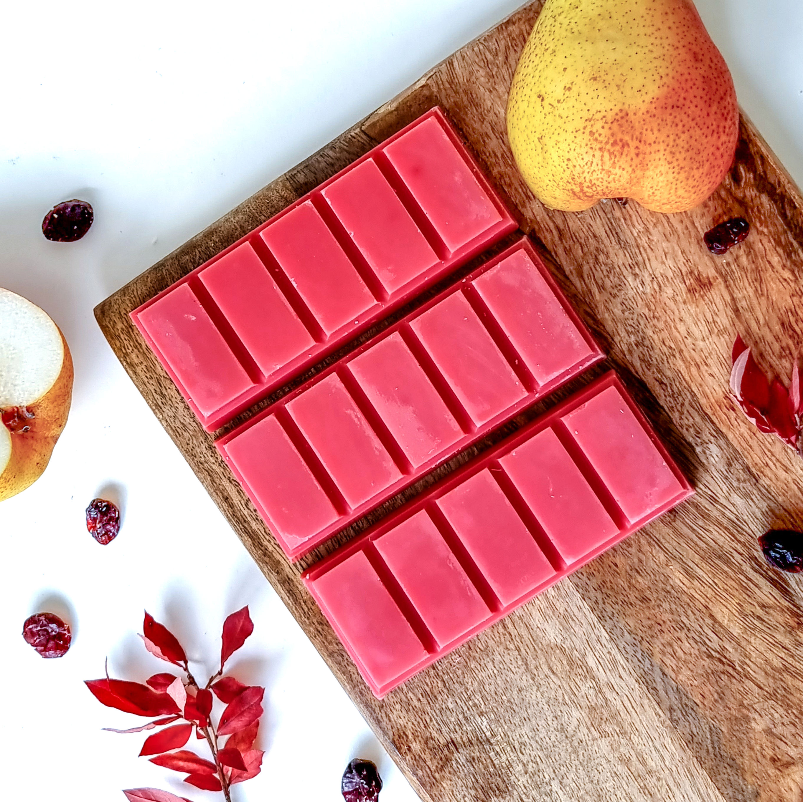 ceara parfumata para merisoare, ceara soia, wax melt, odorizant camera