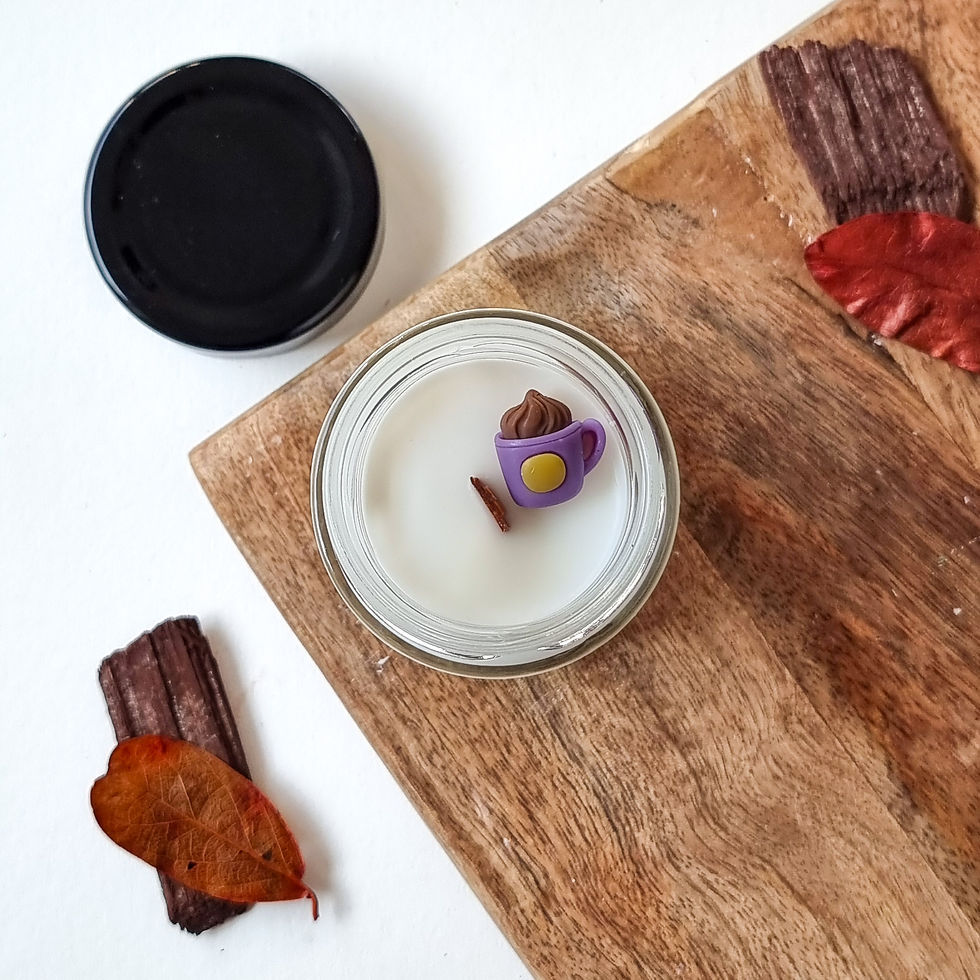 Miniatură: Lumanari de soia cu parfum de lemn parfumat si bergamota, ceara de soia si cocos, lumanare handmade