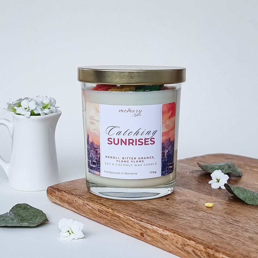 Lumanare parfumata neroli, ylang ylang, portocala, ceara soia, ceara cocos