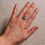 Thumbnail: Silver Mother of Pearl Ring