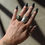 Thumbnail: (7) Silver Diopside Ring