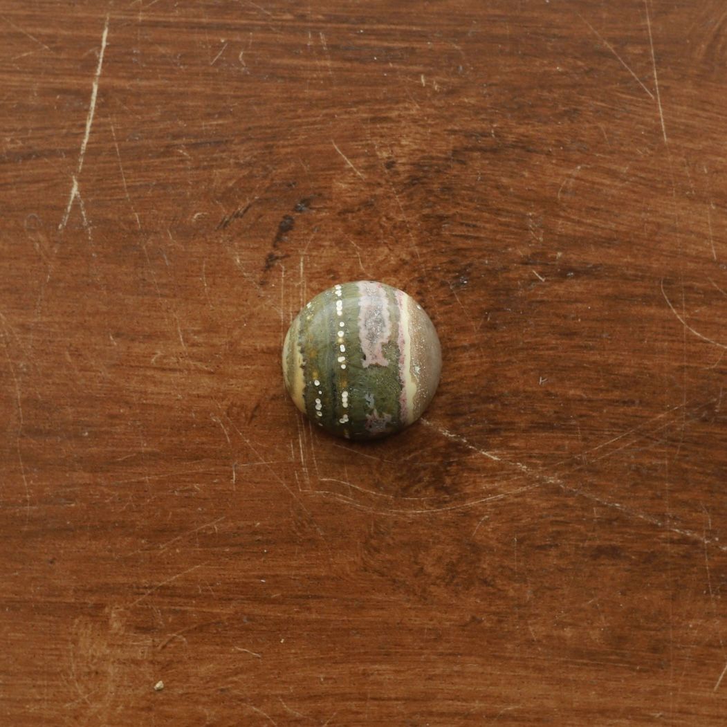 Silver Ocean Jasper Ring