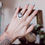 Thumbnail: (5.75) Silver Belomorite Ring