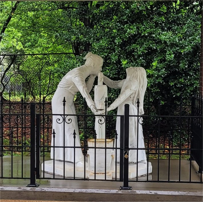 Craigger Brown's statue "Warmth of Enlightenment," courtesy of Lions Club Alabama.