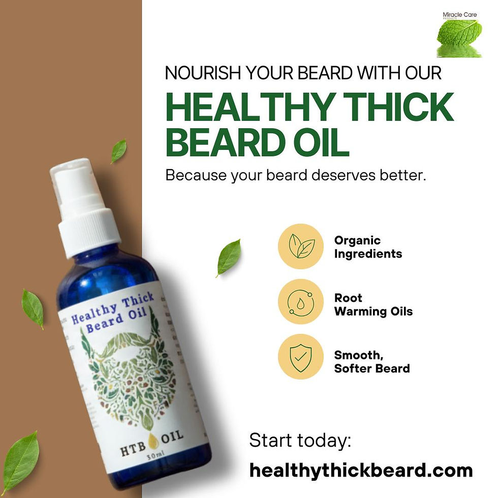 Thumbnail: Healthy Thick Beard Oil - HTB / Stimulate Hair ROOT Ritual Shake Well