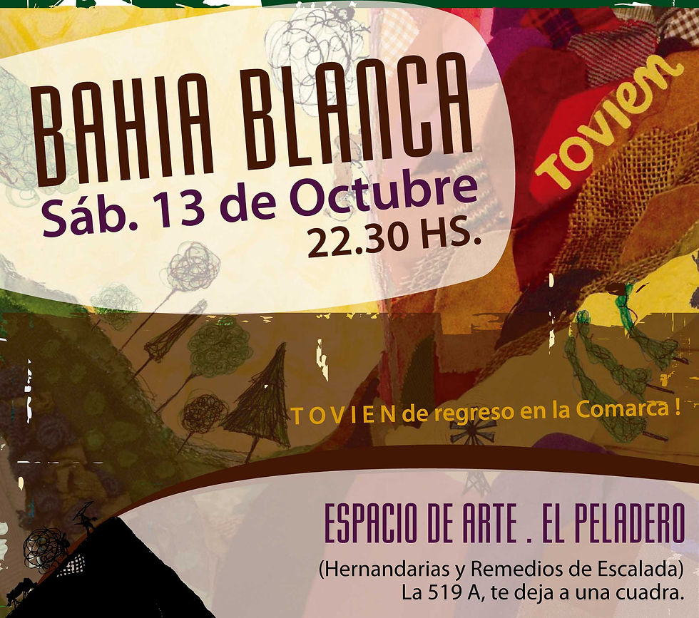 TOVIEN EN BAHIA BLANCA