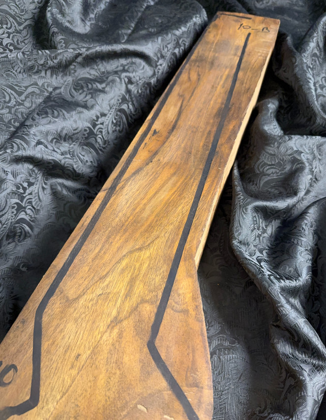 K-10 Turkish walnut rifle blank - tip front