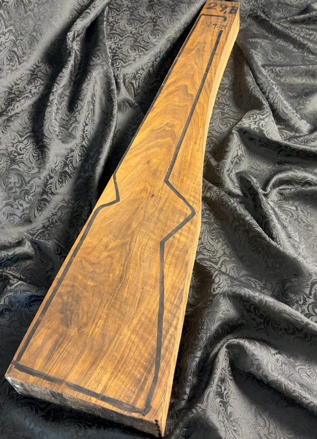 K-29 Turkish walnut rifle blank - full length front view